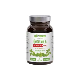 Gotu Kola Biowen | Nastrój, energia, trawienie | 330 mg | 20% triterpenów | 120 kapsułek