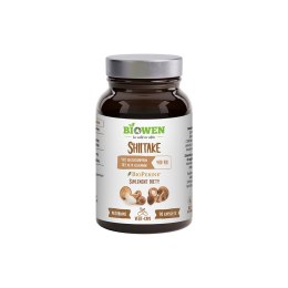 Shiitake 400 mg - 40% polisacharydów, 30% beta-glukanów - kapsułki Biowen
