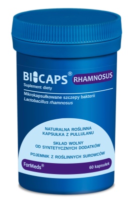 BiCaps RHAMNOSUS 60 kapsułek - probiotyczny szczep bakterii