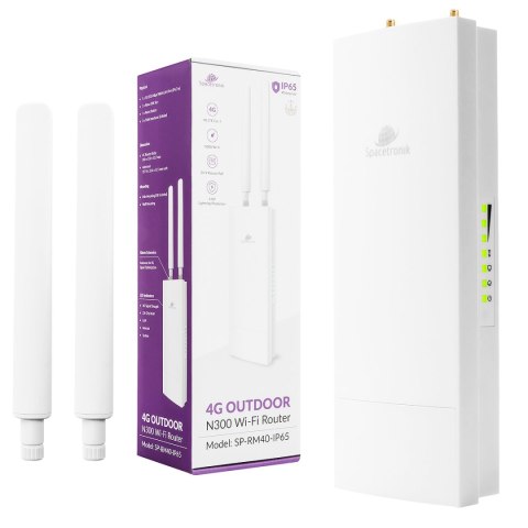 Router zewnętrzny SP-RM40 4G SIM PoE Wi-Fi SPACETRONIK